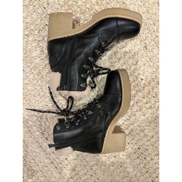 NWOB BOGNER split shearling ankle boots , $705 . Sz 38 - Picture 3 of 9